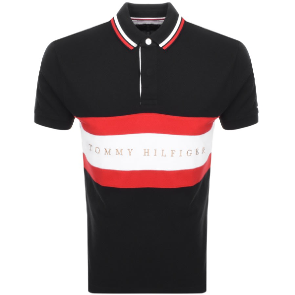 tommy hilfiger black polo shirt Cheaper 