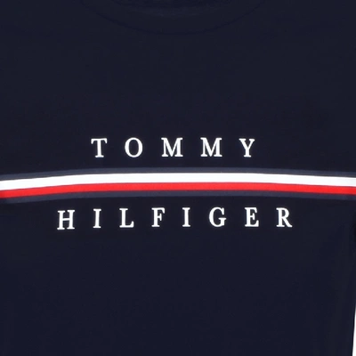 Shop Tommy Hilfiger Logo T Shirt Navy