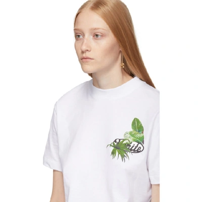Shop Off-white Ssense Exclusive White Racing Casual Arrows T-shirt In White/black