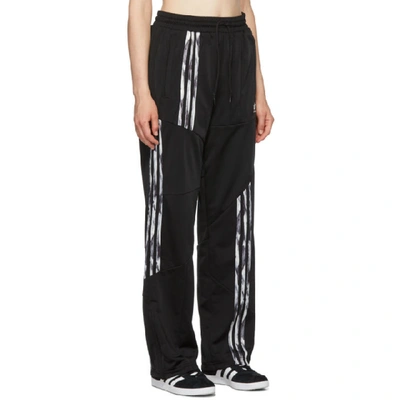 Shop Adidas Originals By Danielle Cathari Black Firebird Track Pants In 095a Black
