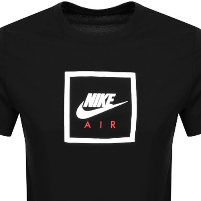 Shop Nike Crew Neck Air 2 Logo T Shirt Black