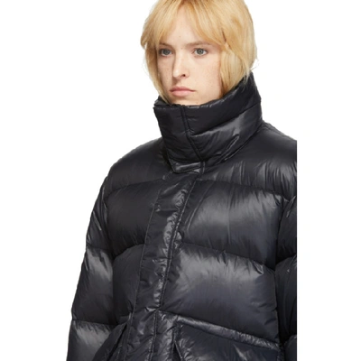 Shop Ben Taverniti Unravel Project Unravel Black Down Shiny Jacket