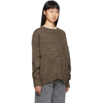 Shop Isabel Marant Étoile Isabel Marant Etoile Brown Mander Sweater In 11he Henna