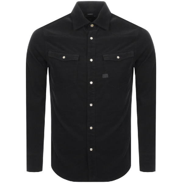 g star shirt black