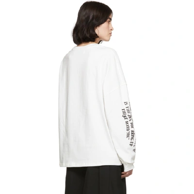 Shop Misbhv White Funghi Long Sleeve T-shirt In Off-white