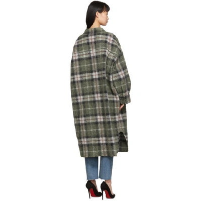 Isabel Marant Etoile Isabel Marant Etoile Green Plaid Gabrion Coat In Army Green ModeSens