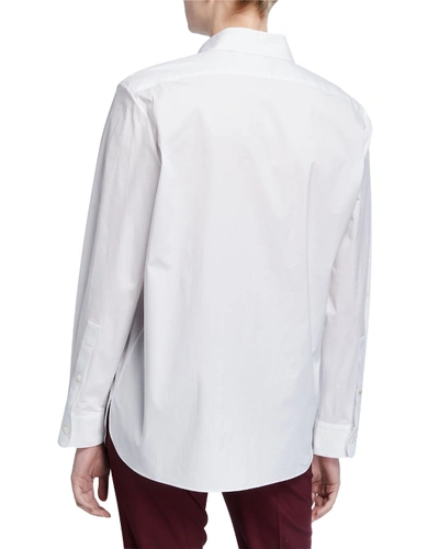 Shop Theory Menswear Shirt Core Shirting In White