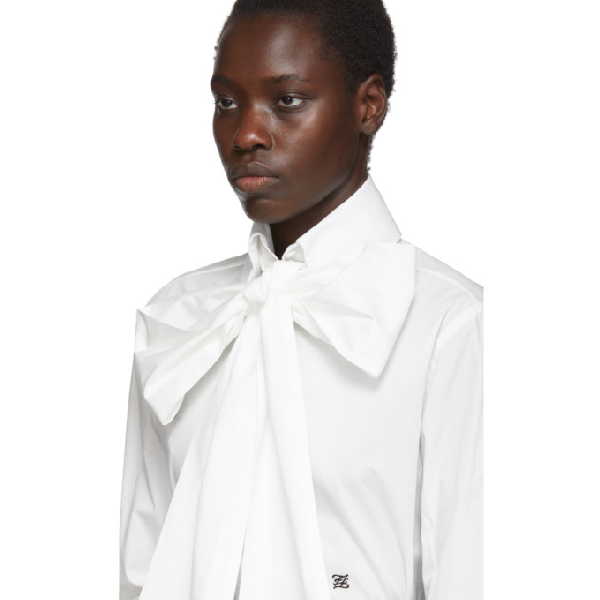 fendi white blouse