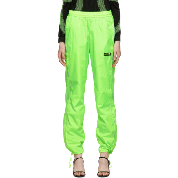 neon green track pants