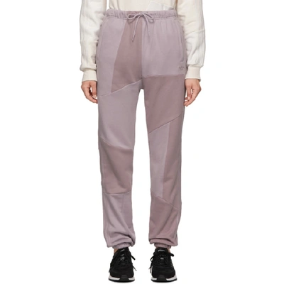 Shop Adidas Originals By Danielle Cathari Purple Dc Lounge Pants In A32s Soft V