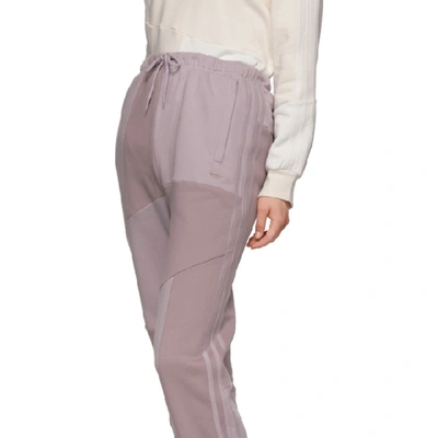 Shop Adidas Originals By Danielle Cathari Purple Dc Lounge Pants In A32s Soft V