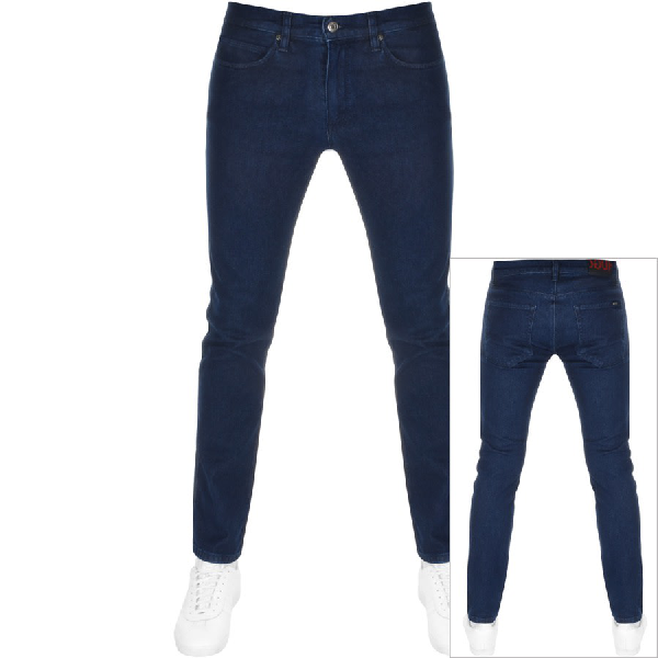 Hugo 734 Skinny Fit Jeans Navy | ModeSens