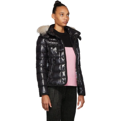 Shop Moncler Black Down Armoise Jacket In 999 Black