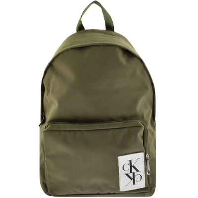 Shop Calvin Klein Jeans Sports Essential Backpack Green