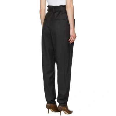 Shop Isabel Marant Étoile Isabel Marant Etoile Grey Vittoria Trousers In 02an Anthra