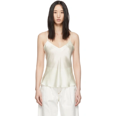 Shop Simone Perele Off-white Dream Tank Top In 030 Natural