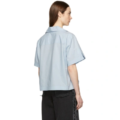 Shop Acne Studios Blue Sasha Shirt