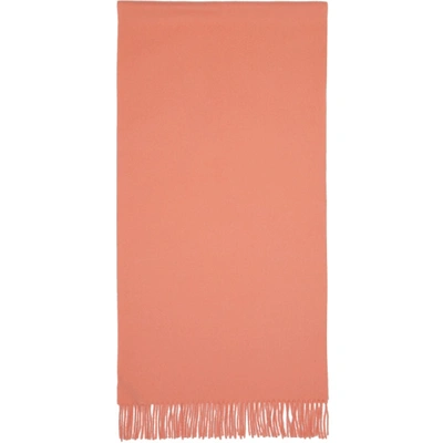 Shop Acne Studios Pink Nr New Canada Scarf In Pale Pink