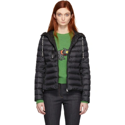 Shop Moncler Black Down Seoul Jacket In 999 Black