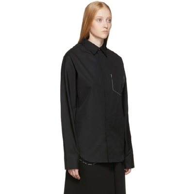 Shop Maison Margiela Black Mens Shirt In 900 Black