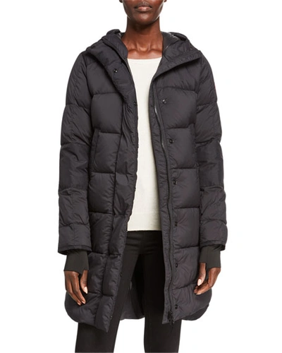 Canada Goose Alliston Padded Drawstring-hood Shell-down Coat In Nocolor