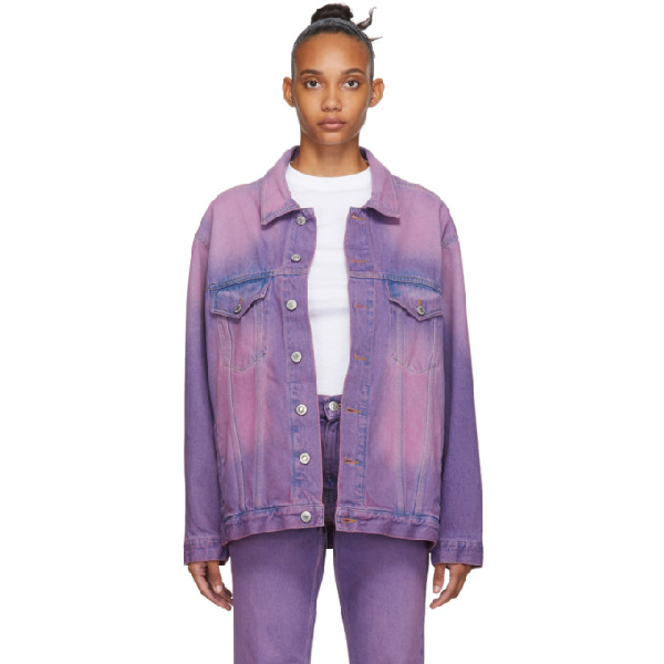 martine rose oversized denim jacket