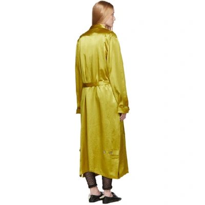 Shop Ann Demeulemeester Gold Nanette Dress In Lemon