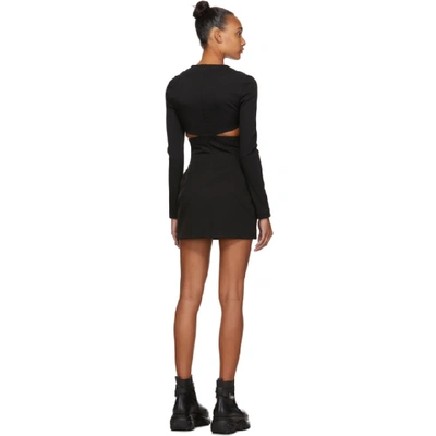 Shop 032c Black Cut-out Dress