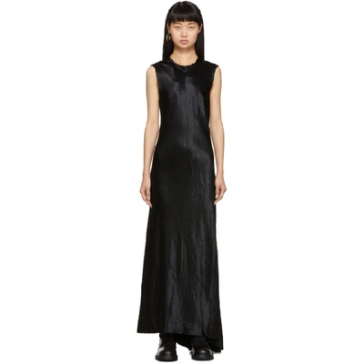 Shop Ann Demeulemeester Black Keyhole Dress