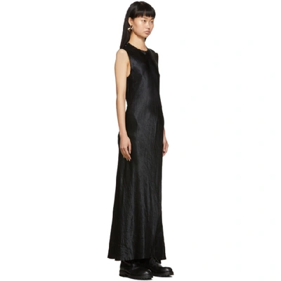 Shop Ann Demeulemeester Black Keyhole Dress