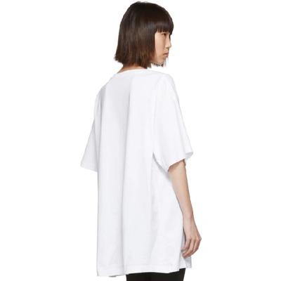 Shop Balenciaga White Signature T-shirt In 9783 Wht Re