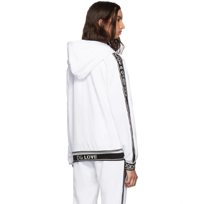 Shop Dolce & Gabbana Dolce And Gabbana White Crewneck Hoodie