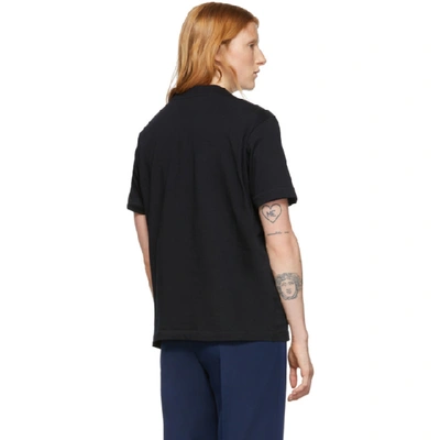 Shop Gucci Black Tennis T-shirt In 1082 Black