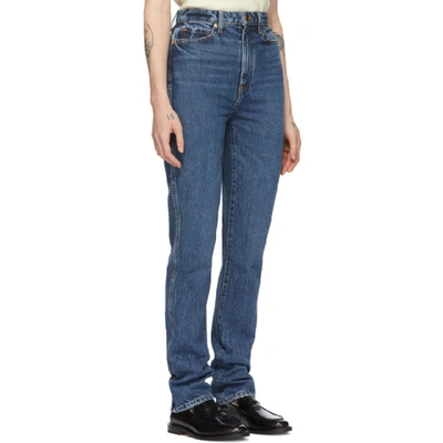 Shop Khaite Blue The Daria Jeans In 045 Tucson