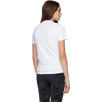Shop Balenciaga White Bb Crown Logo T-shirt In 9000 White