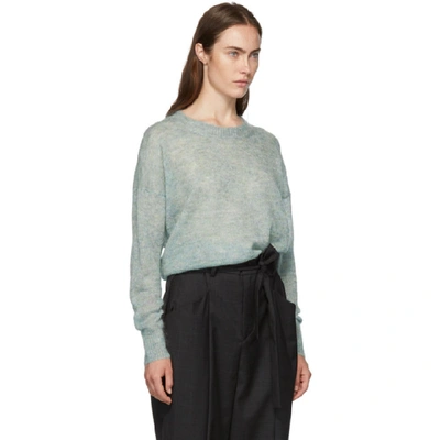 Shop Isabel Marant Étoile Isabel Marant Etoile Blue Cliftony Sweater In Greyish Blu