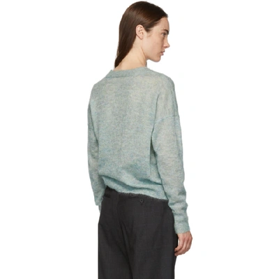 Shop Isabel Marant Étoile Isabel Marant Etoile Blue Cliftony Sweater In Greyish Blu