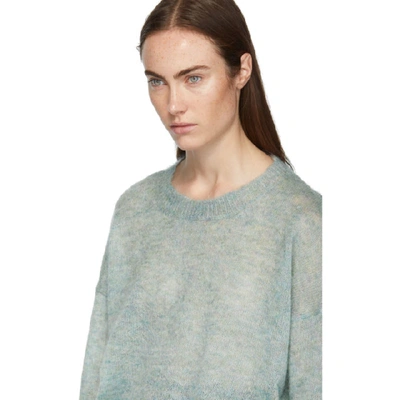 Shop Isabel Marant Étoile Isabel Marant Etoile Blue Cliftony Sweater In Greyish Blu