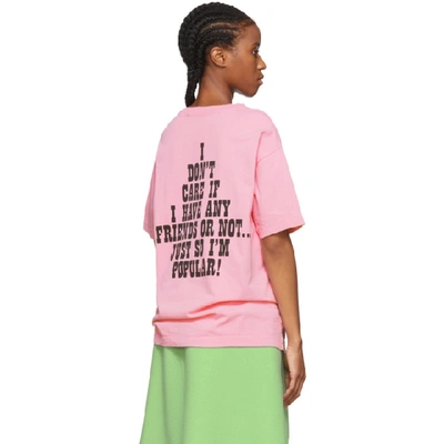 Shop Marc Jacobs Pink Peanuts Edition Lucy T-shirt In 650 Pink