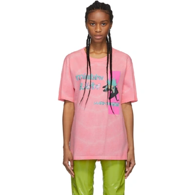 Shop Misbhv Pink Tie-dye Anime T-shirt In Pink Tyedye