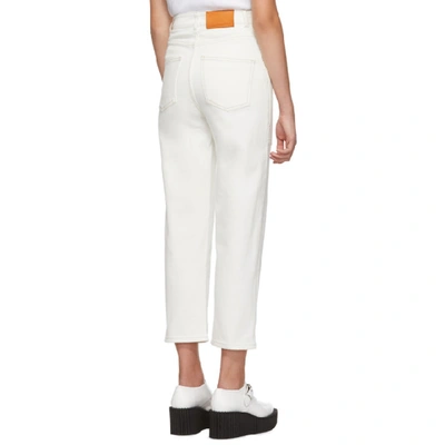 Shop Stella Mccartney White Cropped Jeans In 9500 White