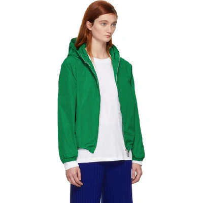 Shop Moncler Green Alexandrite Jacket In 83g Green