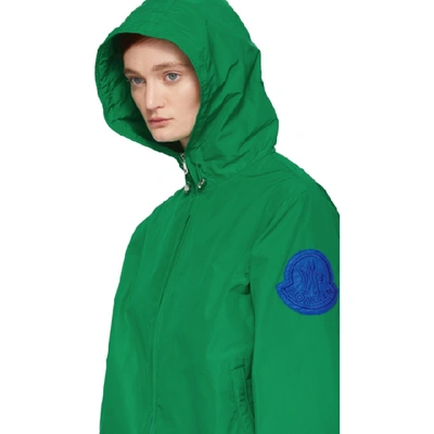 Shop Moncler Green Alexandrite Jacket In 83g Green