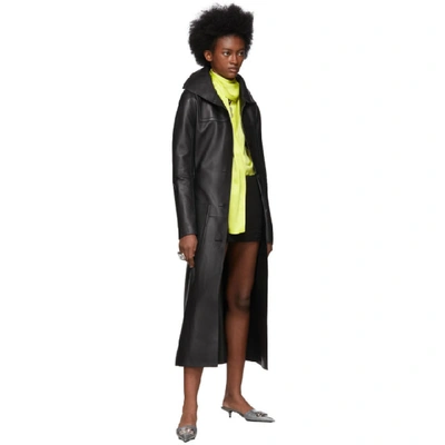 Shop Balenciaga Black Twill Miniskirt In 1000 Blk