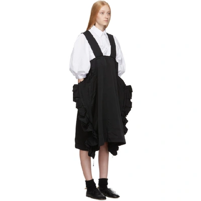 Shop Comme Des Garçons Comme Des Garçons Comme Des Garcons Comme Des Garcons Black Ruffled Oversized Suspender Skirt In 1 Black