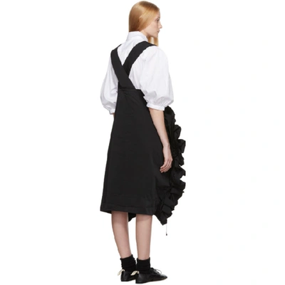 Shop Comme Des Garçons Comme Des Garçons Comme Des Garcons Comme Des Garcons Black Ruffled Oversized Suspender Skirt In 1 Black