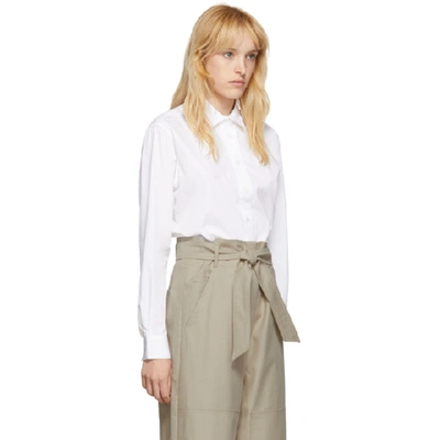 Shop Totême White Capri Shirt