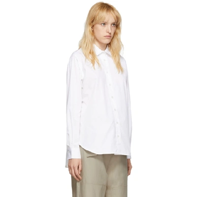 Shop Totême White Capri Shirt