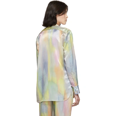 Shop Sies Marjan Multicolor Satin Sander Shirt In Multi Print