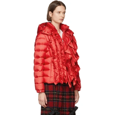 Shop Moncler Genius 4 Moncler Simone Rocha Red Down Darcy Jacket In 45i Red